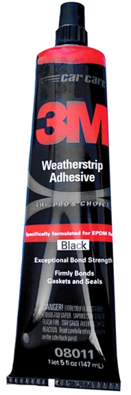 3M Weatherstrip Adhesive, Black