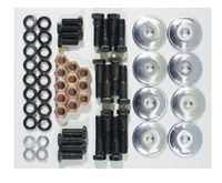 1955 1956 1957 Chevy Front Suspension Fastener Kit, Black