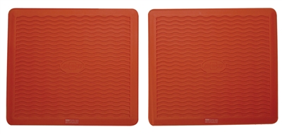 1955-1956 Chevy Factory Accessory Floor Mats, Red