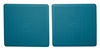 1955-1956 Chevy Factory Accessory Floor Mats, Turquoise