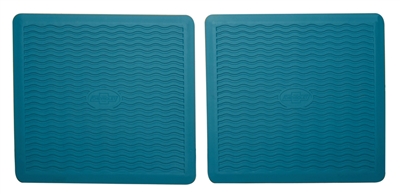 1955-1956 Chevy Factory Accessory Floor Mats, Turquoise