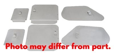 1955 1956 1957 Chevy Access Hole Cover Set, Door and Side Window, Sedan