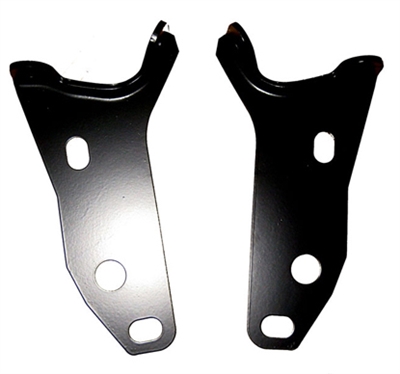 1957 Chevy Rear Center Section Bumper Brackets - Pair