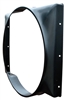 1955 1956 1957 Chevy Steel Fan Shroud, Black Powder Coated, V8 Using 6-Cylinder Core Support