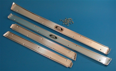 1956-1957 Chevy Sill Plates, 4-Dr Hardtop