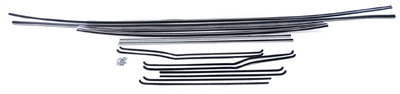 1955 1956 1957 Chevy Window Fur Channel Weatherstrip Kit, 4-Dr Sedan (OS)