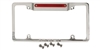 1955 1956 1957 Chevy Billet Specialties Chevy License Plate Frame w/ Light and Third Brake Light