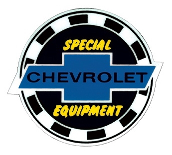 1955 1956 1957 Chevrolet Special Equipment Decal, 3''