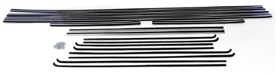 1955 1956 1957 Chevy Window Fur Channel Weatherstrip Kit, 2-Dr Station Wagon (OS)
