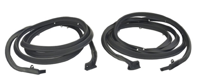 1955 1956 1957 Chevy Door Weatherstrip Seals with Molded Ends, Nomad