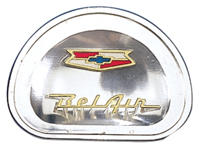 1957 Chevy Horn Cap Emblem, Bel Air