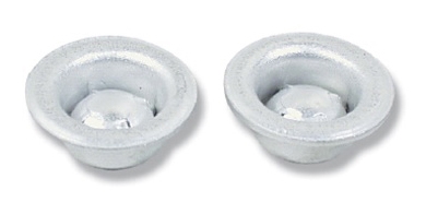 1955 1956 1957 Chevy Cowl Tag Rivets - Pair