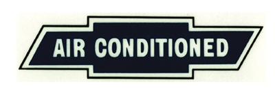 1955-1957 Chevy Air Conditioned Window Decal