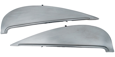1957 Chevy Fender Skirts with Brackets, Pair