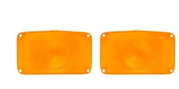 1956 Chevy Amber Parklight "Guide" Lens - Pair