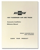 1957 Chevy Accessory Installation Manual, Car or Truck