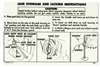 1955 Chevy Jacking Instructions, Passenger Car