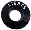 1957 Chevy Lights Dash Bezel, Plastic