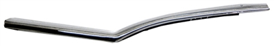 Golden Star Rear Upper Inner Quarter Panel Moulding Chrome - 1955 1956 1957 Chevy Convertible Passenger Side (OS)