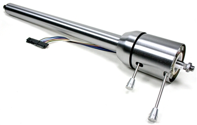 Ididit Polished Aluminum 1957 Chevy Retrofit Tilt Steering Column - Extended (OS)