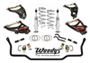 1955 1956 1957 Chevy Woody's Hot Rodz Coilover Front Suspension Package