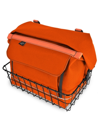 Deluxe Waldo Basket Bag - Tangerine
