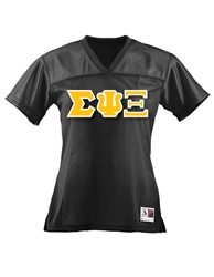 Football Jersey with 4.5-Inch Greek Letters
