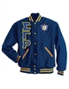 Wool Jacket with 4.5 Inch</b> Greek Letters and Crest