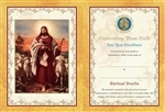 jesus the shepherd painting five year prayer enrollment card