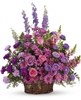 Gracious Lavender Basket