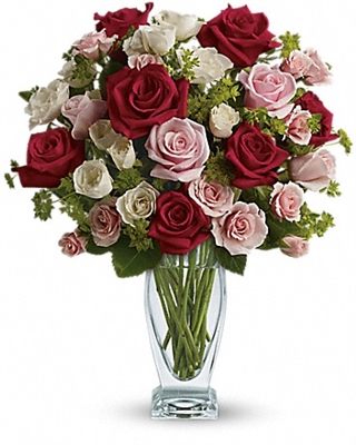 Cupid's Creation with Red Roses by Teleflora