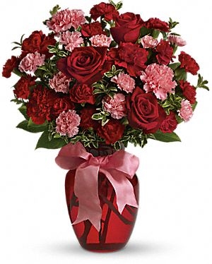 Dance with Me Bouquet with Red Roses