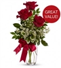 Thoughts of You Bouquet with Red Roses