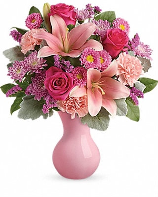 Teleflora's Lush Blush Bouquet