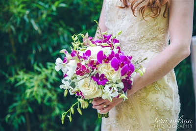 High Style Orchid Wedding