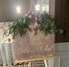 Dusty Rose Wedding Welcome Sign