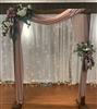 Dusty Rose Wedding Arch