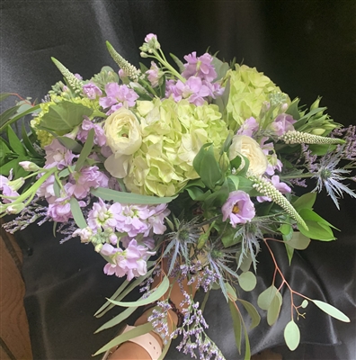 Lavender and Green Wedding