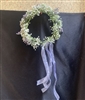 Lavender and White Wedding Flower Girl Crown