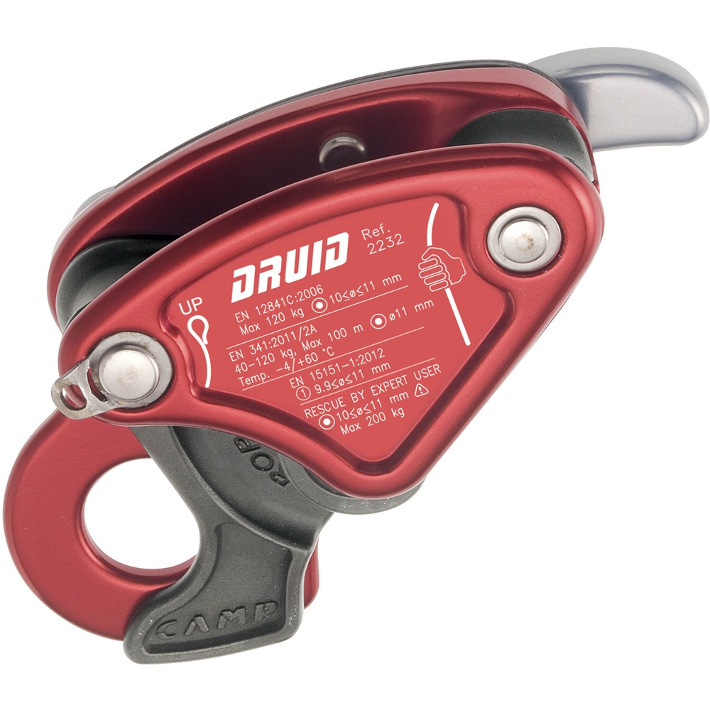 CAMP Druid Descender with antipanic function auto-braking descender for  rope access and rescue