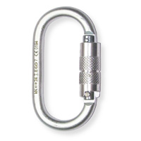 Climbtech Oval Steel Auto BiLock Carabiner