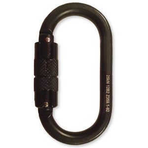 OPG Oval Steel Auto BiLock Carabiner