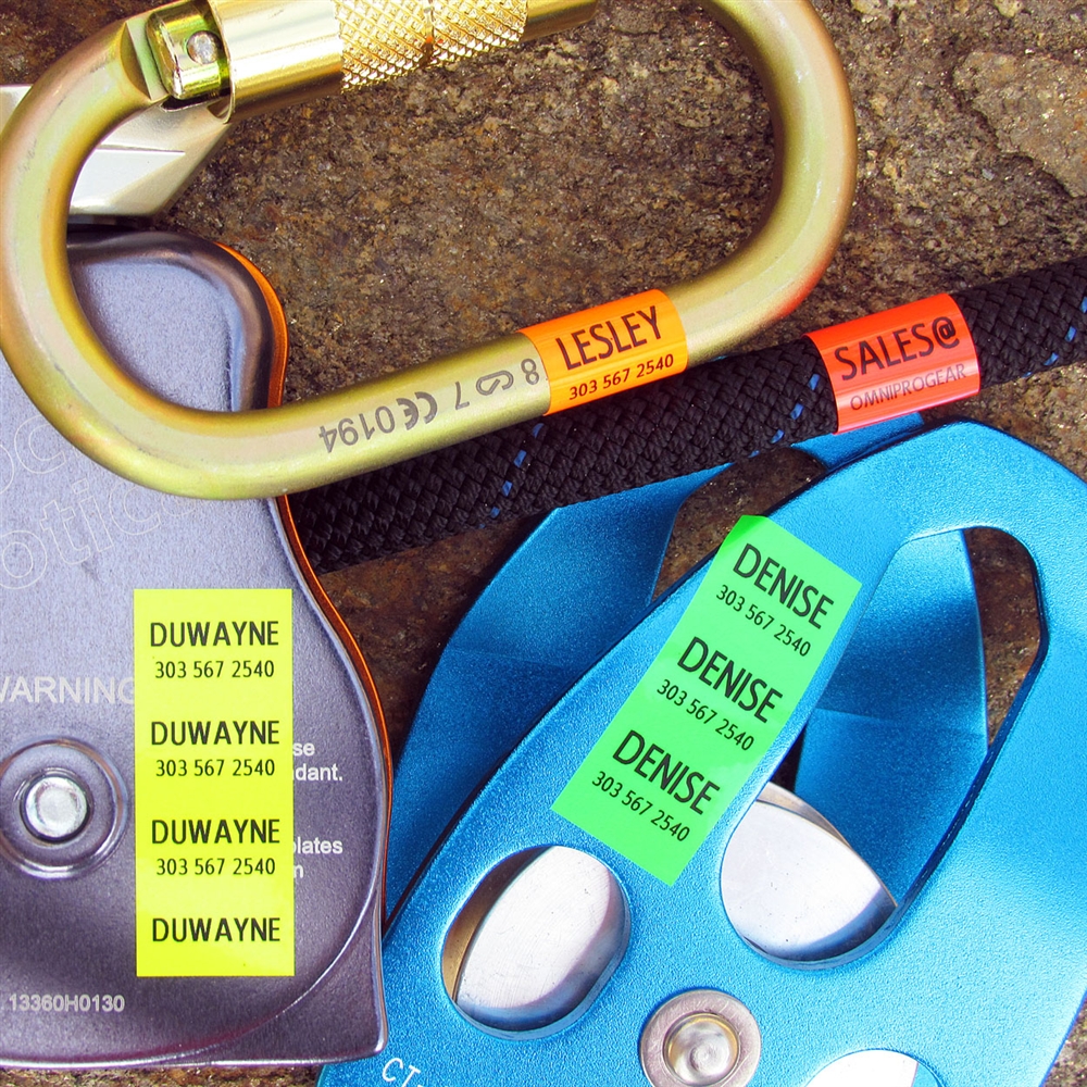 Buy Gear Labels and Tags for Personalize Your Gears and Equipment