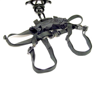 A compact rappel kit designed specifically for use with police interceptor vehicles.