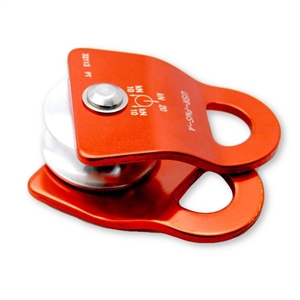 OPG 1 1/2" Single Pulley 1/2" rope ORANGE