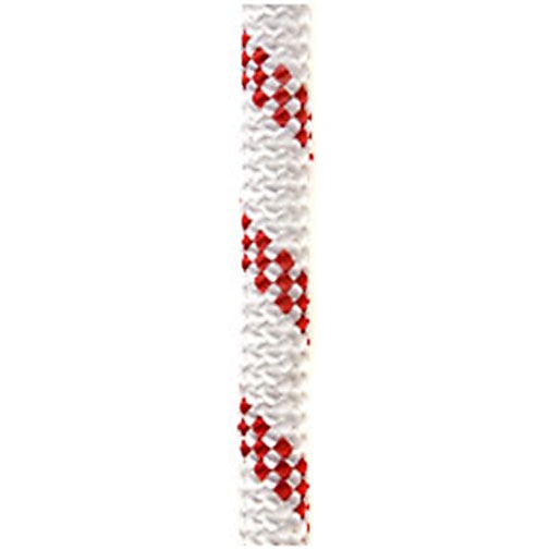 OPG ATAR static kernmantle rescue rapelling rope 11mm x 50 feet White / Red  UL ANSI NFPA USA 34kN