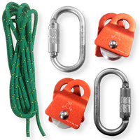 zRig Rope Haul System 2to1 & 3to1 Mechanical Advantages with Progress Capture