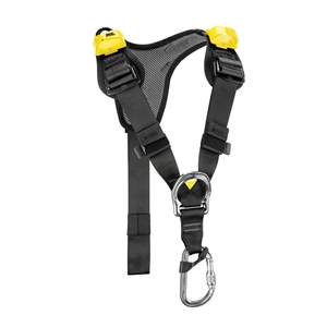 Petzl TOP chest harness  yellow and black 2018