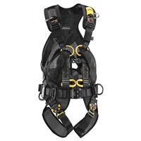 Petzl VOLT WIND full body harness with back protection with OXAN TRIACT-LOCK Carabiner CSA Size 2