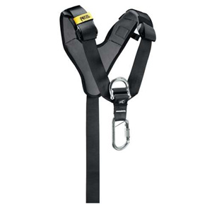 Petzl TOP chest harness  yellow and black
